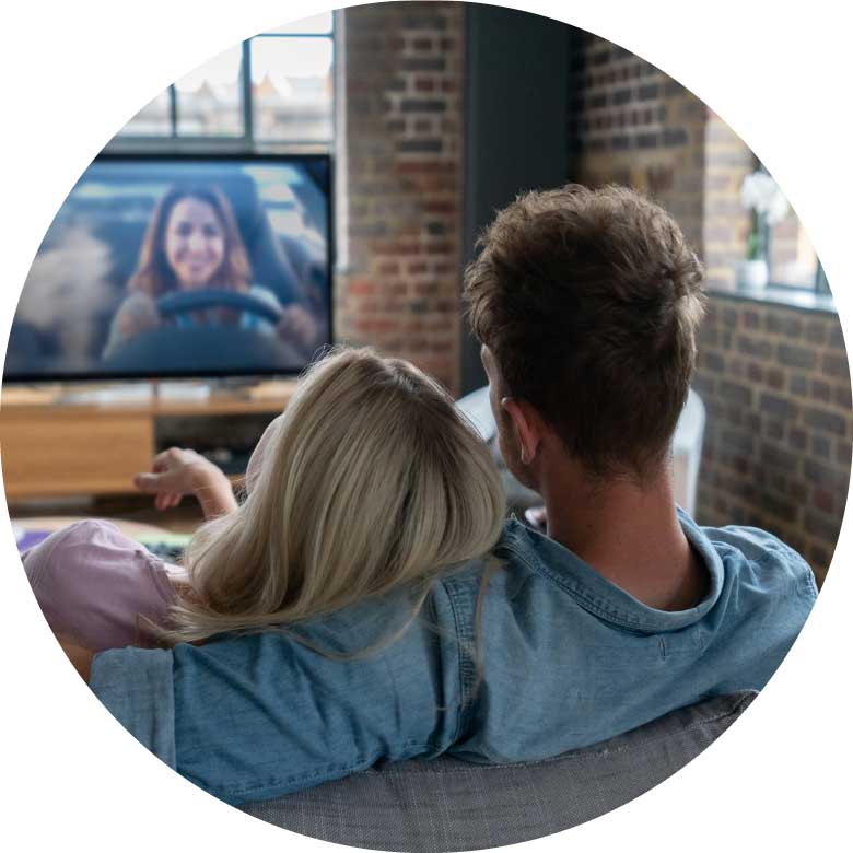 Cloud-based <br>multi-DRM service hero graphic