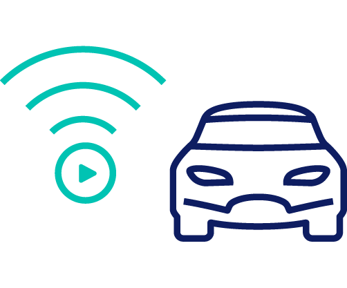 In-vehicle entertainment icon