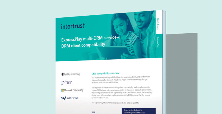 ExpressPlay multi-DRM service: DRM client compatibility thumbnail