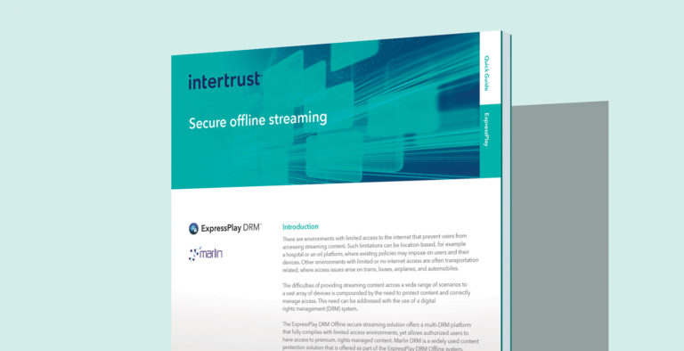 Secure offline streaming thumbnail